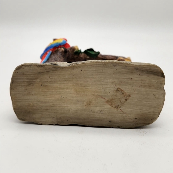 Sonoma Tropical Parrot Picture Frame 4.5x6 outer handpainted stoneware. 3.5 x5 - Picture 7 of 8